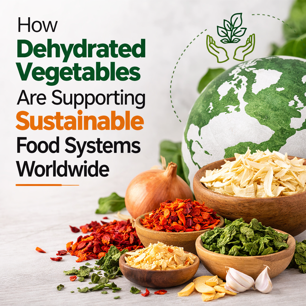How Dehydrated Vegetables Are Supporting Sustainable Food Systems Worldwide
