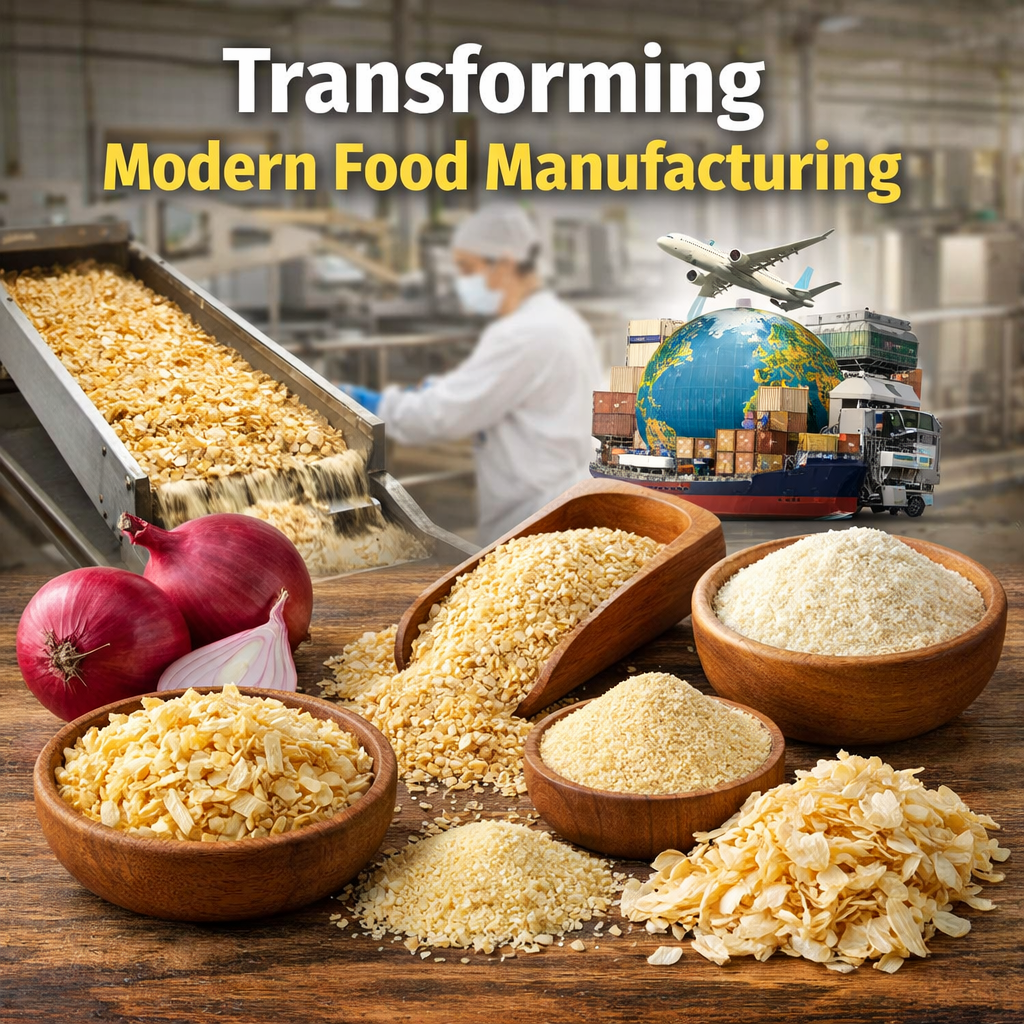 How Dehydrated Onion is Transforming Modern Food Manufacturing
